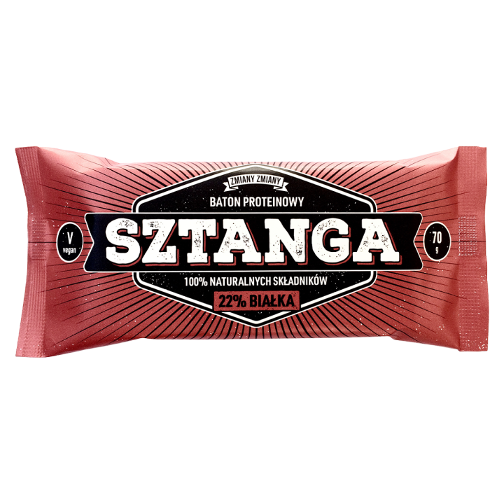 Baton Proteinowy Sztanga Bezglutenowy 70g | ZMIANY ZMIANY - Ekochatka