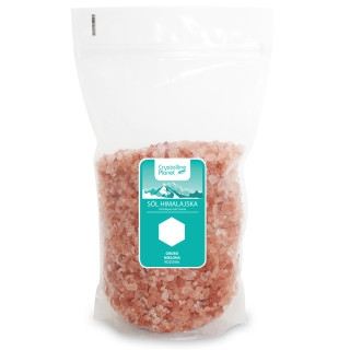 Sól Himalajska Różowa Grubo Mielona 1kg | CRYSTALLINE PLANET - Ekochatka