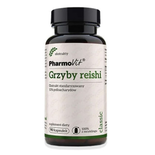 Grzyby Reishi Ekstrakt (400 mg) Bezglutenowy 90 Kapsułek | PHARMOVIT - Ekochatka