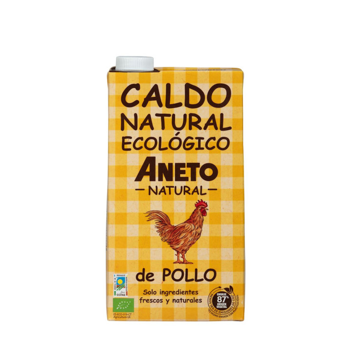 Bulion Drobiowy w Płynie Bezglutenowy BIO 1l | ANETO - Ekochatka