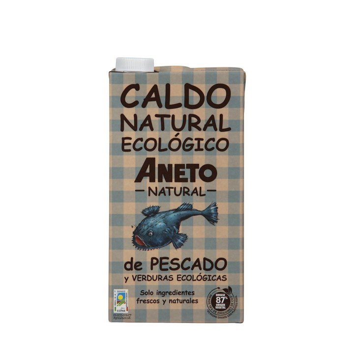 Bulion Rybny z BIO Warzywami w Płynie Bezglutenowy 1l | ANETO - Ekochatka