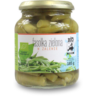 Fasolka Zielona w Zalewie BIO 340g (185g) (Słoik) | BIO PLANET - seria INNE - Ekochatka