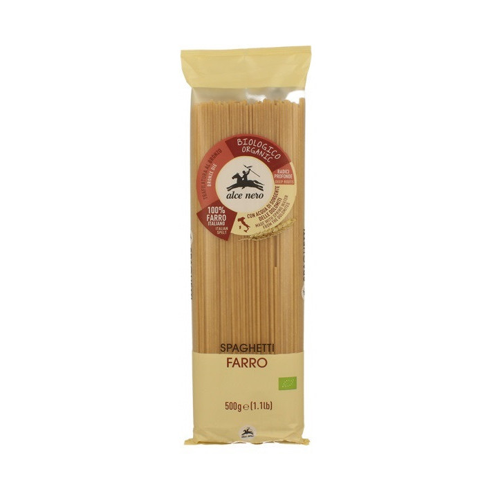 Makaron (z Płaskurki) Spaghetti BIO 500g | ALCE NERO - Ekochatka