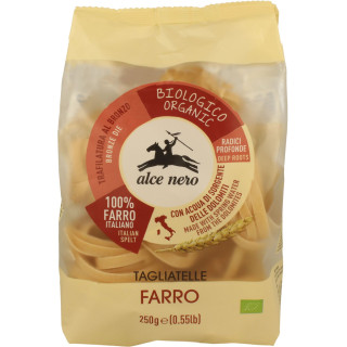 Makaron (z Płaskurki) Gniazda Tagliatelle BIO 250g | ALCE NERO - Ekochatka