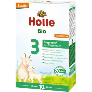 Mleko Kozie 3 Następne dla Niemowląt po 6 Miesiącu DEMETER BIO 400g | HOLLE - Ekochatka