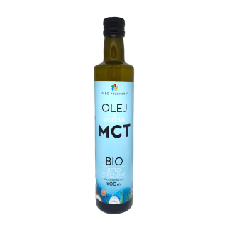 Olej Kokosowy MCT Keto Bezglutenowy BIO 500ml | PIĘĆ PRZEMIAN - Ekochatka