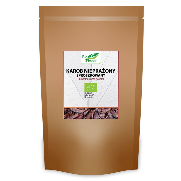 Karob Nieprażony Sproszkowany BIO 400g | BIO PLANET - seria INNE - Ekochatka