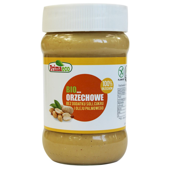 Krem z Orzeszków Ziemnych Prażonych 100 % Bezglutenowy BIO 360g | PRIMAVIKA - Ekochatka