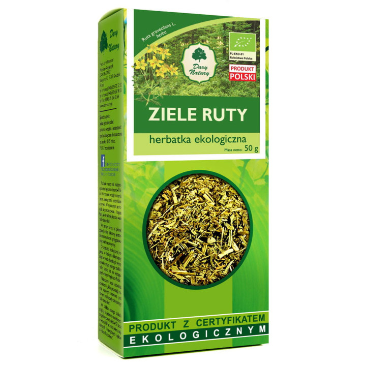 Herbatka Ziele Ruty BIO 50g | DARY NATURY - herbatki - Ekochatka