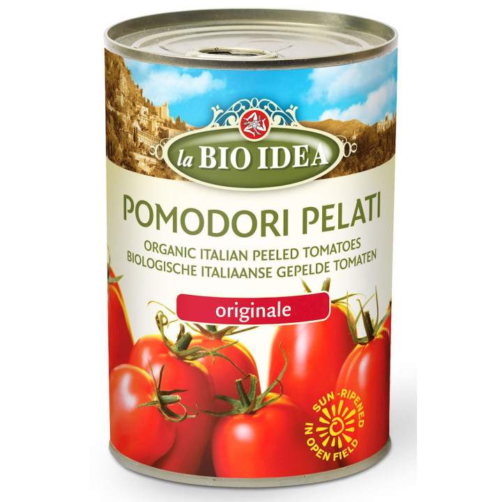 Pomidory Pelati bez Skóry BIO 400g (240g) | LA BIO IDEA - Ekochatka