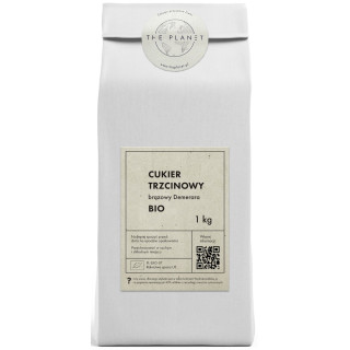 Cukier Trzcinowy Demerara BIO 1kg | THE PLANET - Ekochatka