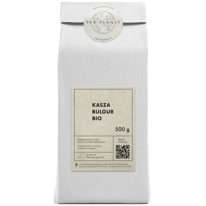 Kasza Bulgur BIO 500g | THE PLANET - Ekochatka