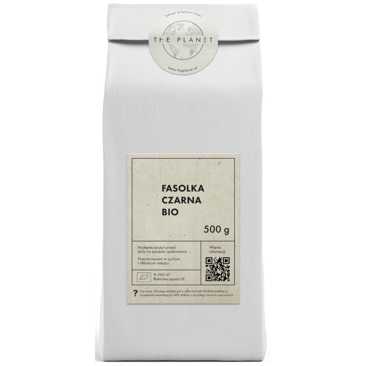 Fasolka Czarna BIO 500g | THE PLANET - Ekochatka