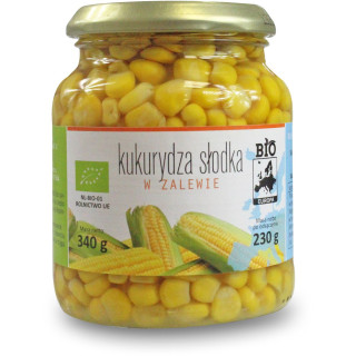 Kukurydza Słodka w Zalewie BIO 340g (230g) (Słoik) | BIO PLANET - seria INNE - Ekochatka