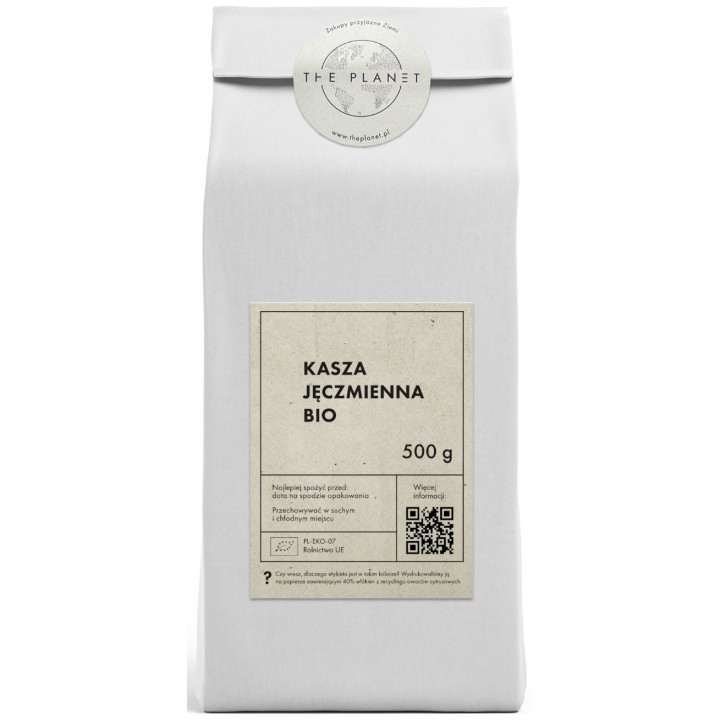 Kasza Jęczmienna BIO 500g | THE PLANET - Ekochatka