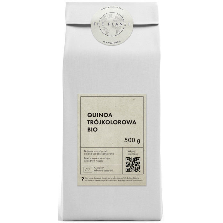 Quinoa Trójkolorowa BIO 500g | THE PLANET - Ekochatka