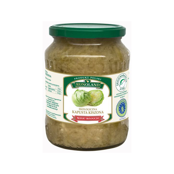 Kapusta Kiszona BIO 680g (410g) | RUNOLAND - Ekochatka