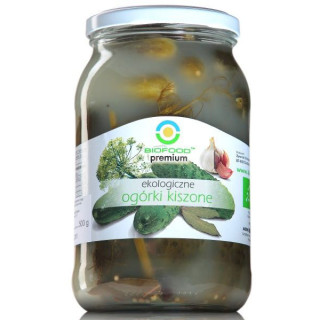 Ogórki Kiszone Bezglutenowe BIO 760g (560g) | BIOFOOD - Ekochatka