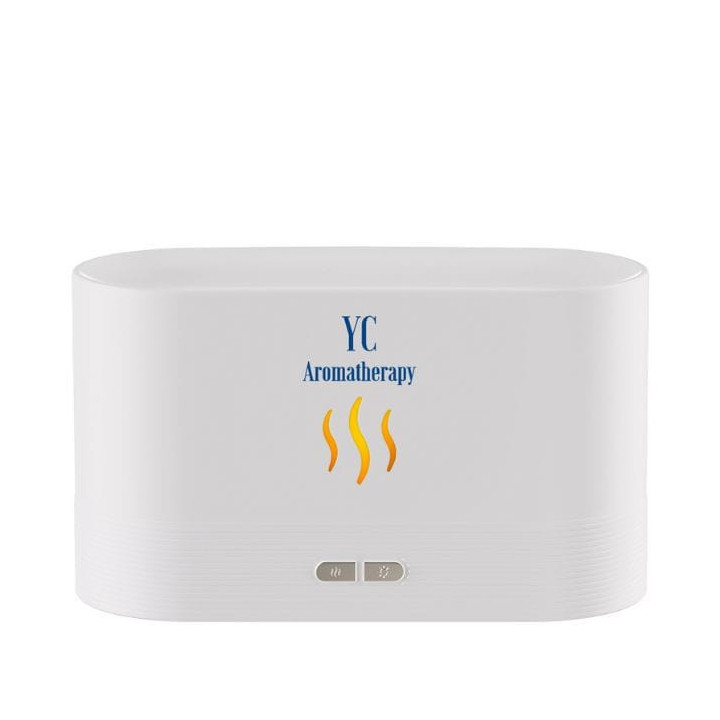 Dyfuzor Ultradźwiękowy do Olejków Eterycznych Flame Biały | YOUR CANDLE - Ekochatka