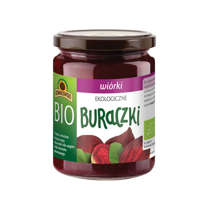 Buraczki Wiórki Bezglutenowe BIO 540ml | KOWALEWSKI - Ekochatka