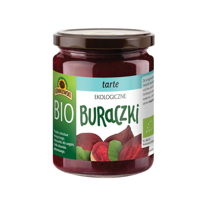Buraczki Tarte Bezglutenowe BIO 480g | KOWALEWSKI - Ekochatka