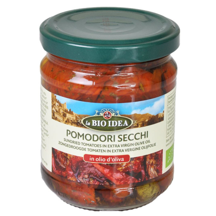 Pomidory Suszone w Oleju BIO 190g (130g) | LA BIO IDEA - Ekochatka