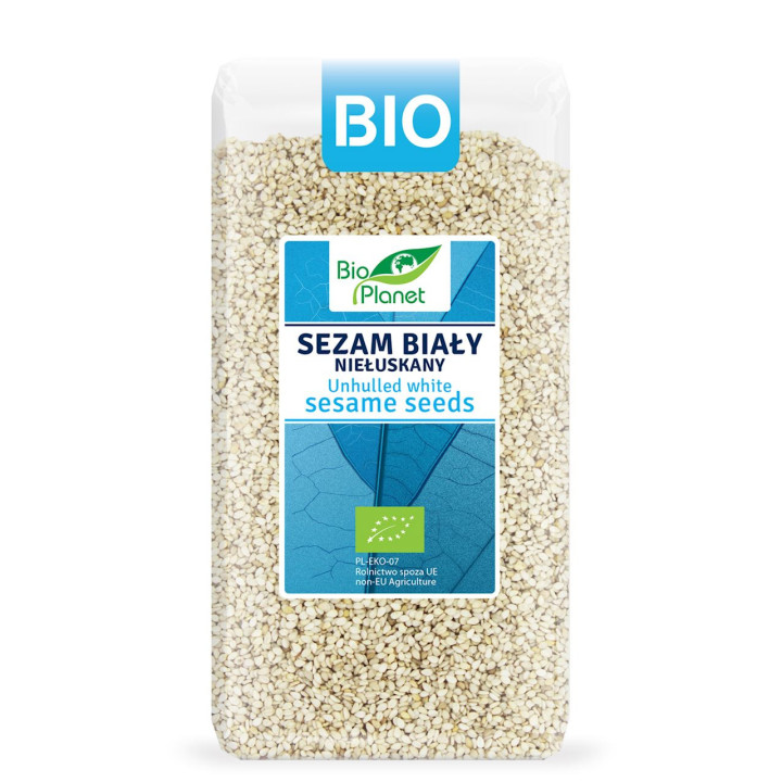 Sezam Biały Niełuskany BIO 400g | BIO PLANET - Ekochatka