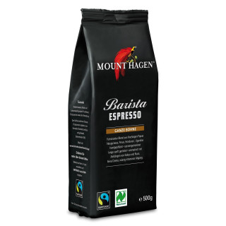 Kawa Ziarnista Arabica/robusta Barista Espresso Fair Trade BIO 500g | MOUNT HAGEN - Ekochatka