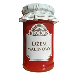 Dżem Malinowy o Obniżonej Zawartości Cukru 235g | KROKUS - Ekochatka