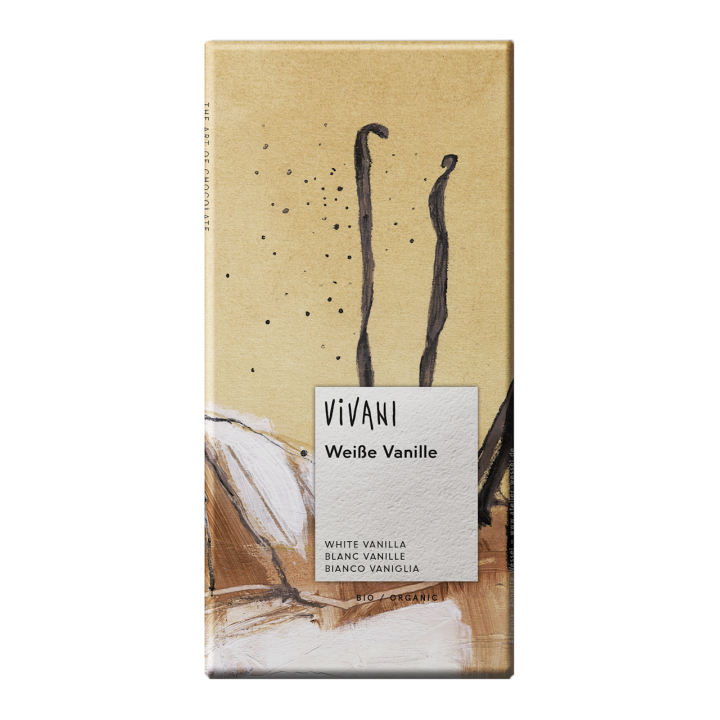 Czekolada Biała z Wanilią BIO 80g | VIVANI - Ekochatka