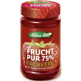 Mus Truskawkowy (75 % Owoców) BIO 250g | ALLOS - Ekochatka