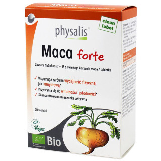 Maca Forte BIO 30 Tabletek | PHYSALIS - Ekochatka