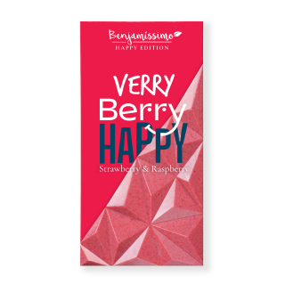Tabliczka Kakaowa Truskawka Malina Bezglutenowa BIO 60g | BENJAMISSIMO - Ekochatka
