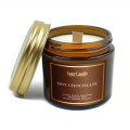 Świeca Sojowa Zapachowa z Drewnianym Knotem Hot Chocolate 120 ml - Your Candle
