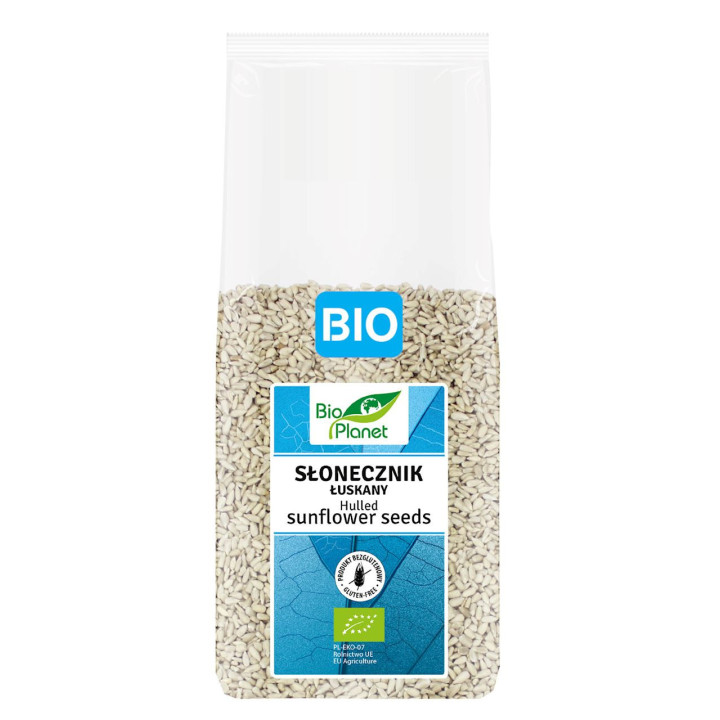 Słonecznik Łuskany Bezglutenowy BIO 800g | BIO PLANET - Ekochatka