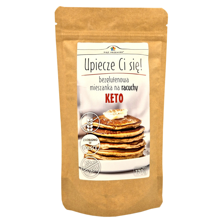 Mieszanka do Wypieku Racuchów Bezglutenowa Keto 170g | PIĘĆ PRZEMIAN - Ekochatka