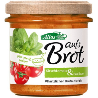 Pasta Kremowa z Pomidorami Cherry i Bazylią Bezglutenowa BIO 140g | ALLOS - Ekochatka