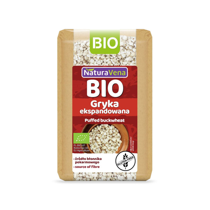 Gryka Ekspandowana Bezglutenowa BIO 80g | NATURAVENA - Ekochatka