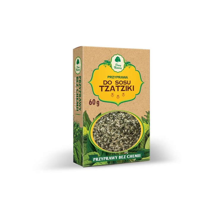 Przyprawa do Sosu Tzatziki 60g | DARY NATURY - przyprawy i zioła - Ekochatka