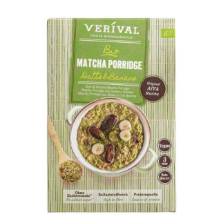 Owsianka Błonnikowa z Daktylami, Bananem i Matchą bez Dodatku Cukrów B | VERIVAL - Ekochatka