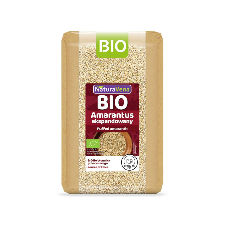 Amarantus Ekspandowany BIO 110g | NATURAVENA - Ekochatka