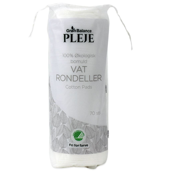 Płatki Kosmetyczne Bawełniane ECO 70szt. | GRON BALANCE - Ekochatka