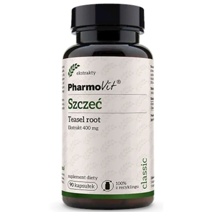Szczeć Pospolita Ekstrakt (400 mg) Bezglutenowa 90 Kapsułek | PHARMOVIT - Ekochatka