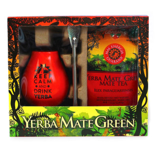 Zestaw Exclusive (Yerba Mate Mas Energia Guarana 400g, Matero, Bombill | YERBA MATE GREEN - Ekochatka