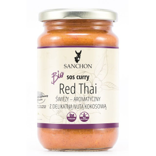 SOS Curry Red Thai Bezglutenowy BIO 340g | SANCHON - Ekochatka