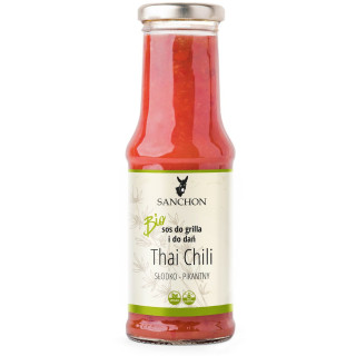 SOS Wegański Thai Chili Bezglutenowy BIO 210ml | SANCHON - Ekochatka