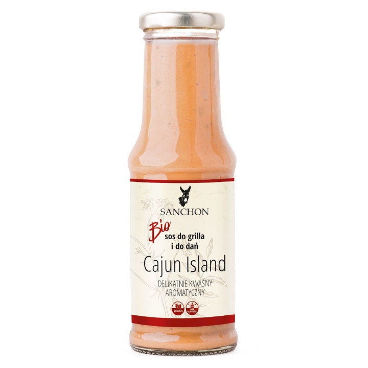 SOS Cajun Island Bezglutenowy BIO 210ml | SANCHON - Ekochatka