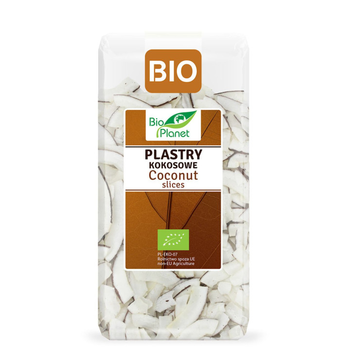 Plastry Kokosowe BIO 250g | BIO PLANET - Ekochatka
