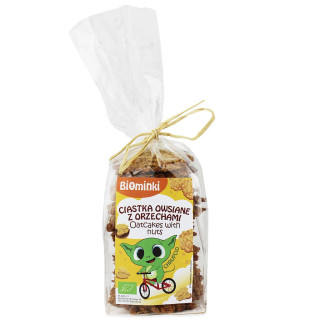 Ciastka Owsiane z Orzechami Włoskimi BIO 170g | BIOMINKI - Ekochatka