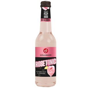 Drink Musujący Bezalkoholowy Rose Tonic BIO 330ml | HOLLINGER - Ekochatka